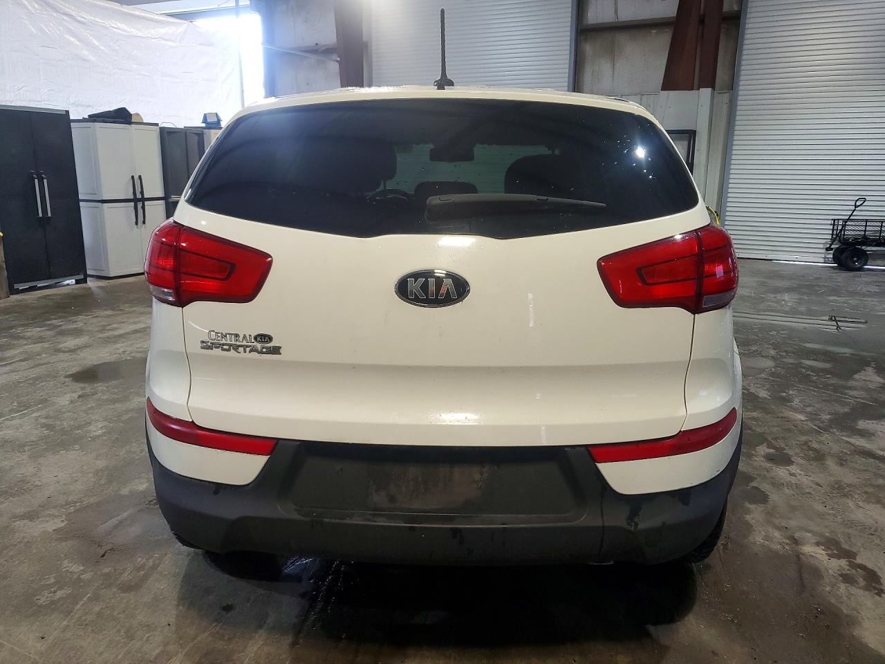 2015 Kia Sportage Lx White vin: KNDPB3AC5F7727959