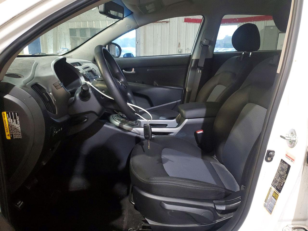 2015 Kia Sportage Lx White vin: KNDPB3AC5F7727959