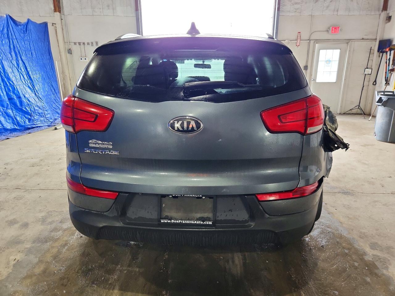 2015 Kia Sportage Lx Серый vin: KNDPB3AC5F7770066