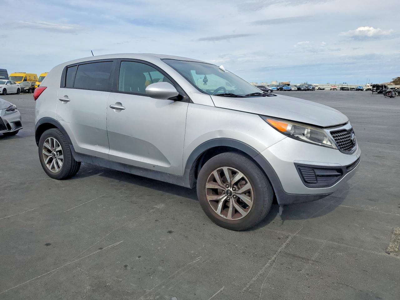 2014 Kia Sportage Lx Silver vin: KNDPB3AC6E7562518