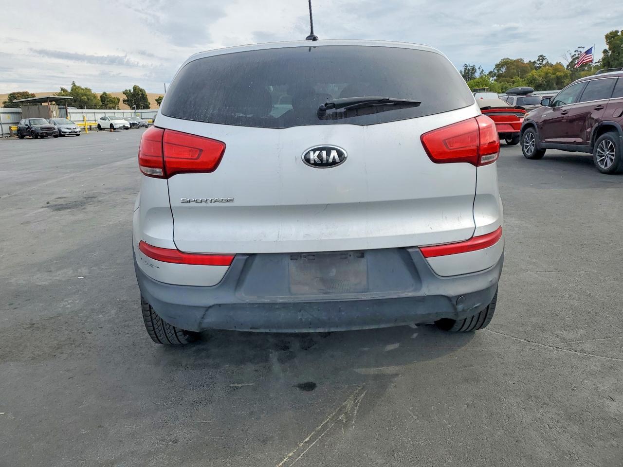 2014 Kia Sportage Lx Silver vin: KNDPB3AC6E7562518