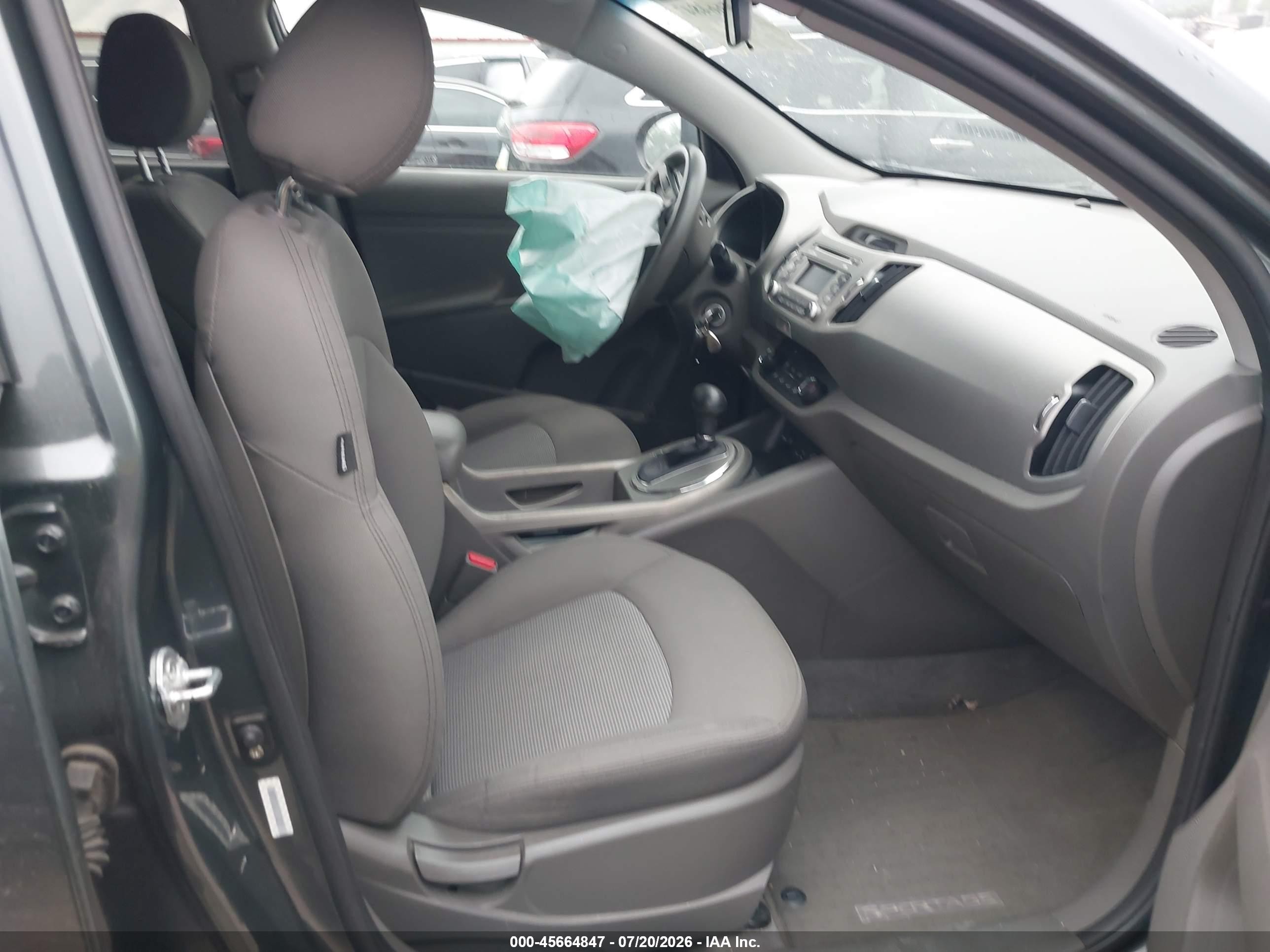 2014 Kia Sportage Lx Blue vin: KNDPB3AC6E7574331