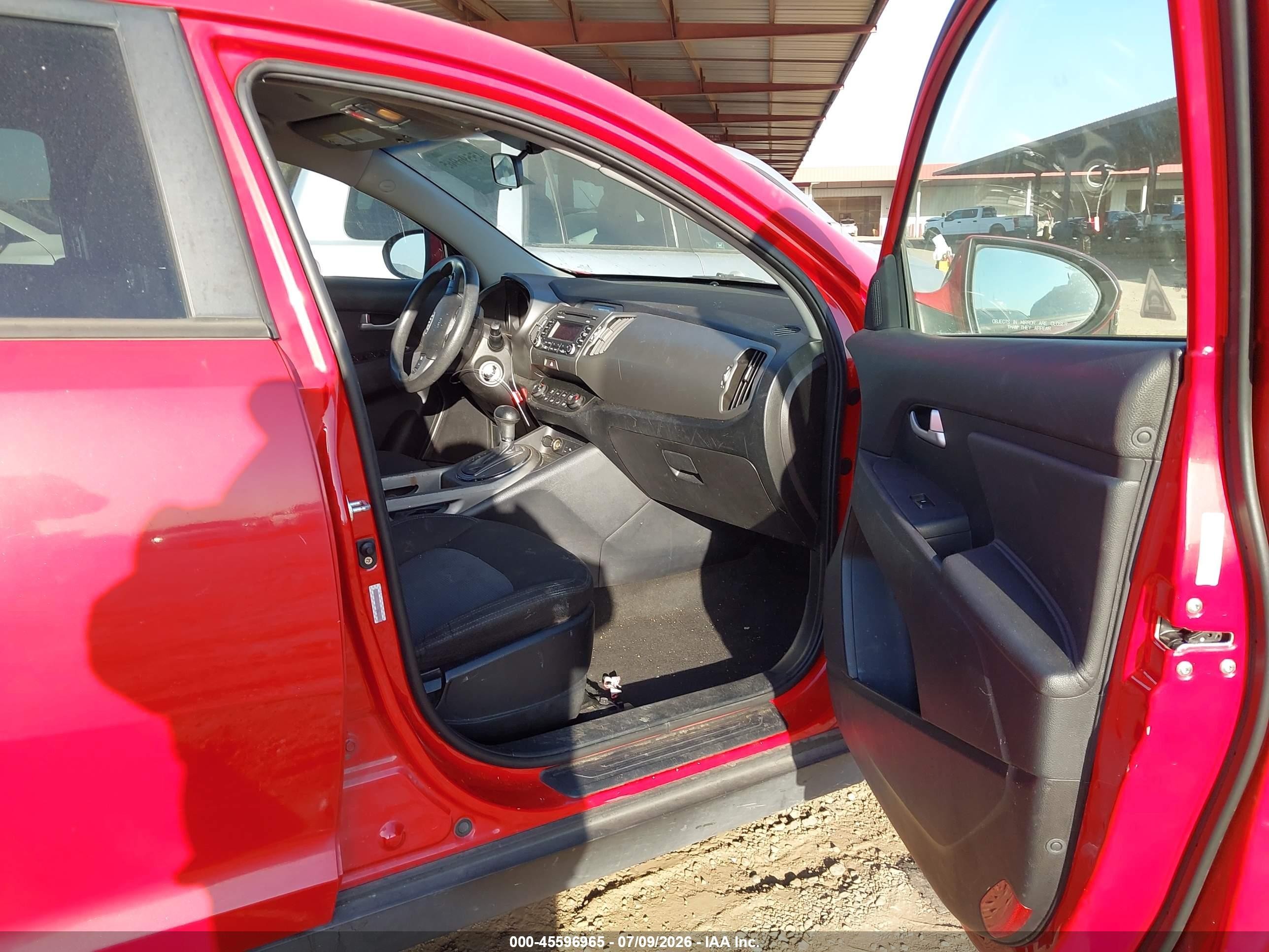 2014 Kia Sportage Lx Red vin: KNDPB3AC6E7644698