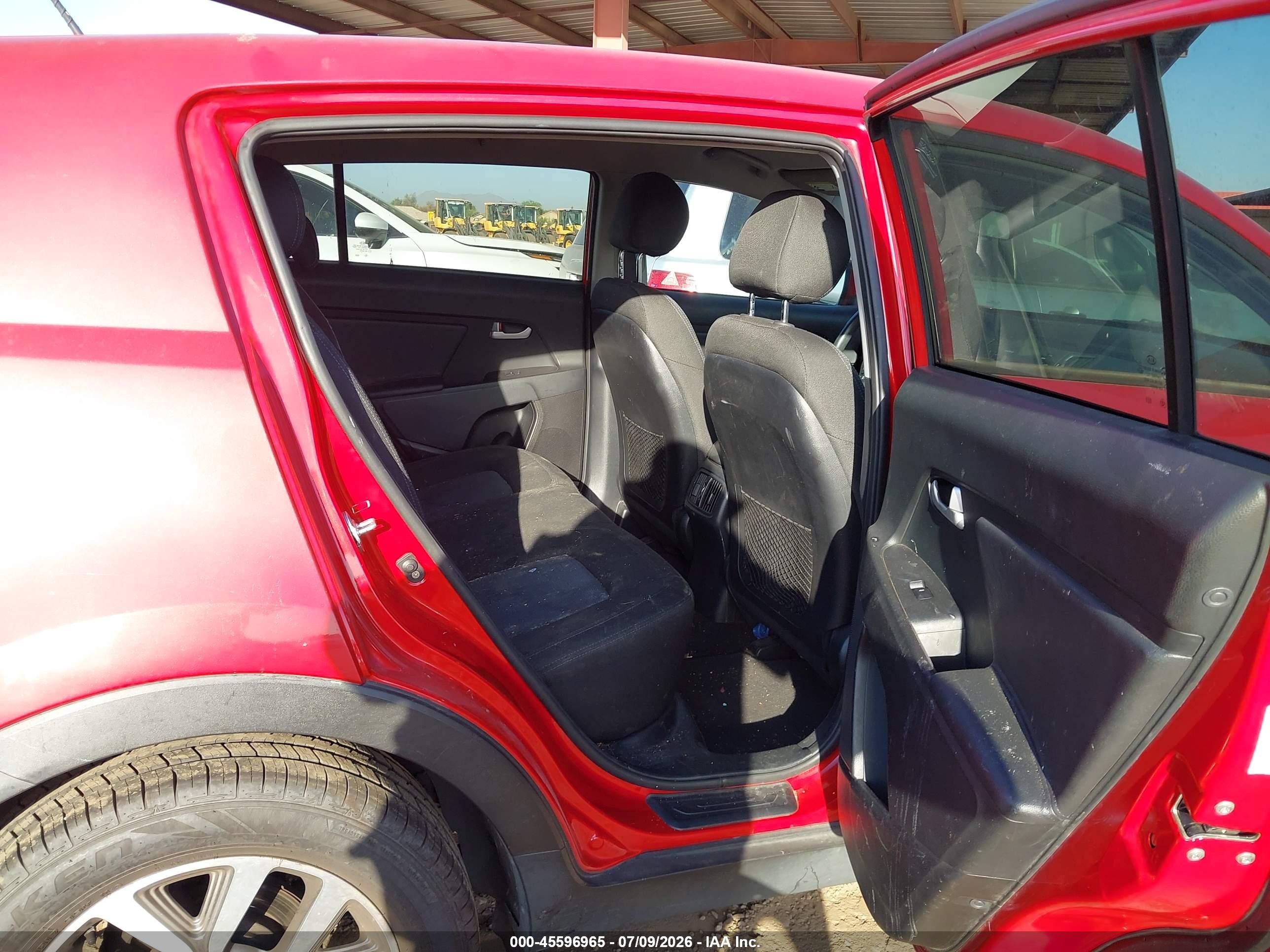 2014 Kia Sportage Lx Red vin: KNDPB3AC6E7644698