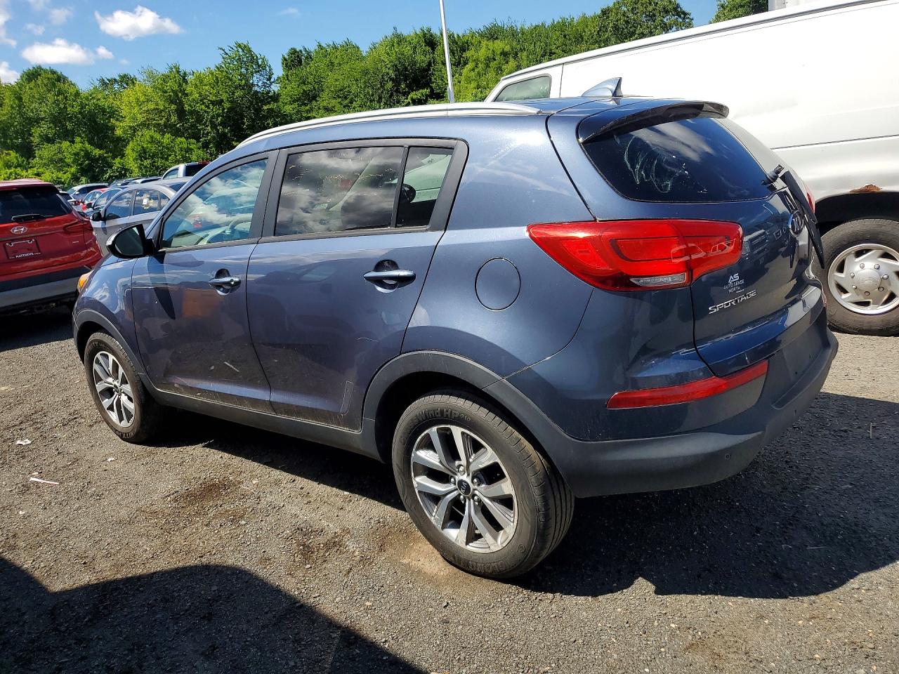 2014 Kia Sportage Lx Blue vin: KNDPB3AC6E7669309