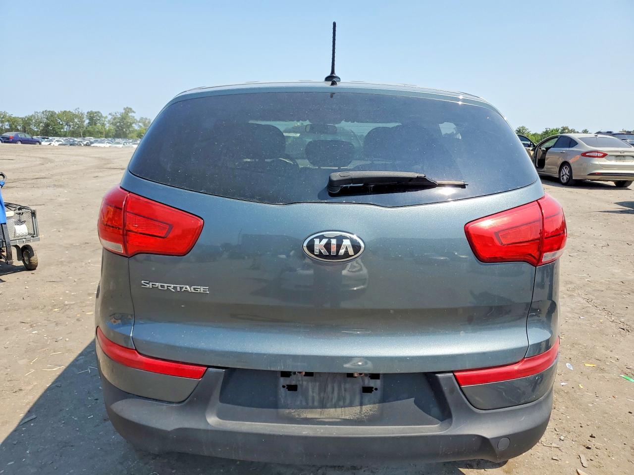 2015 Kia Sportage Lx Gray vin: KNDPB3AC6F7685723