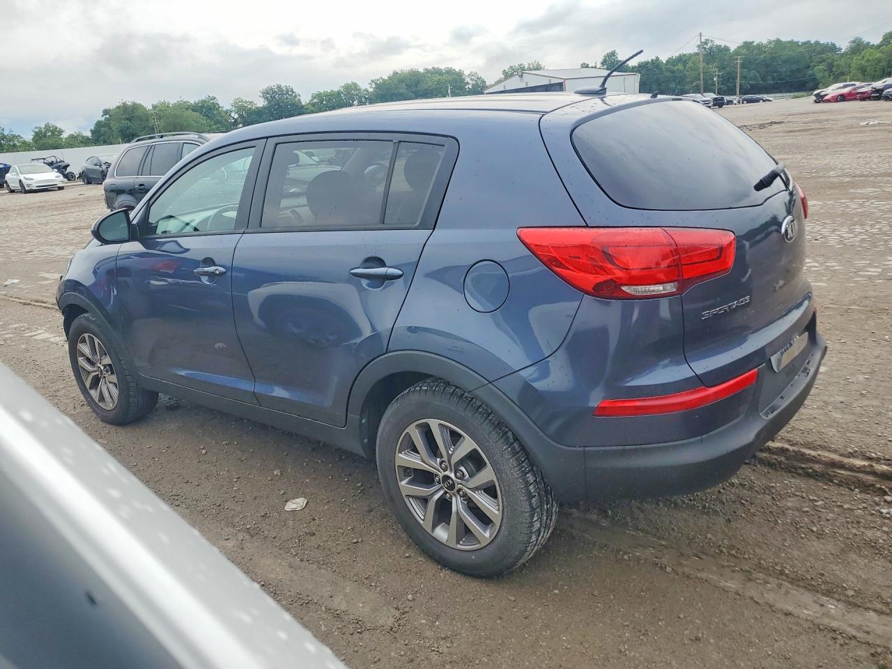 2015 Kia Sportage Lx Blue vin: KNDPB3AC6F7724908