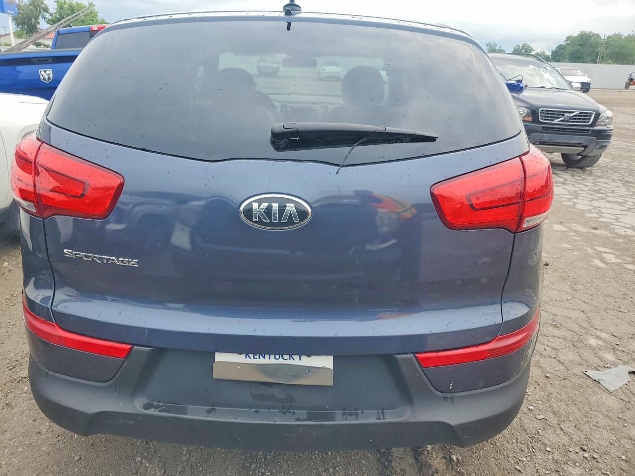 2015 Kia Sportage Lx Blue vin: KNDPB3AC6F7724908