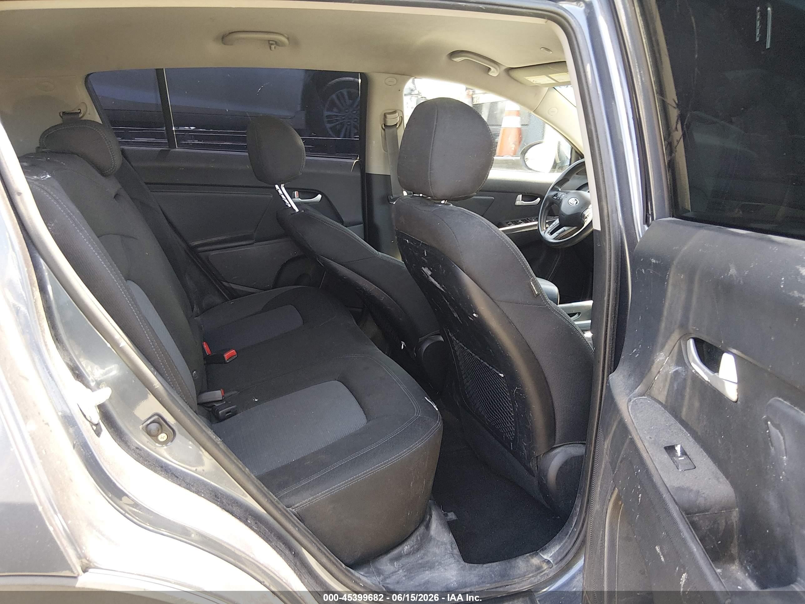2015 Kia Sportage Lx Blue vin: KNDPB3AC6F7728957