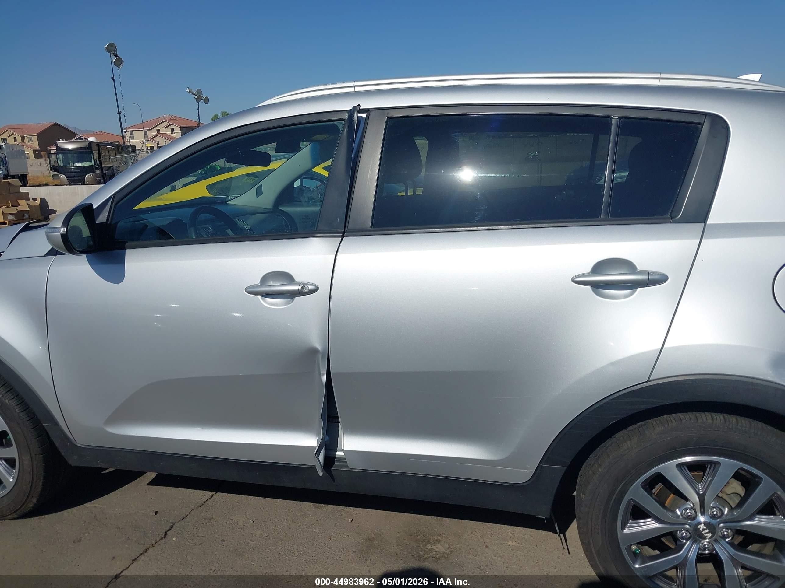 2015 Kia Sportage Lx Silver vin: KNDPB3AC6F7760033