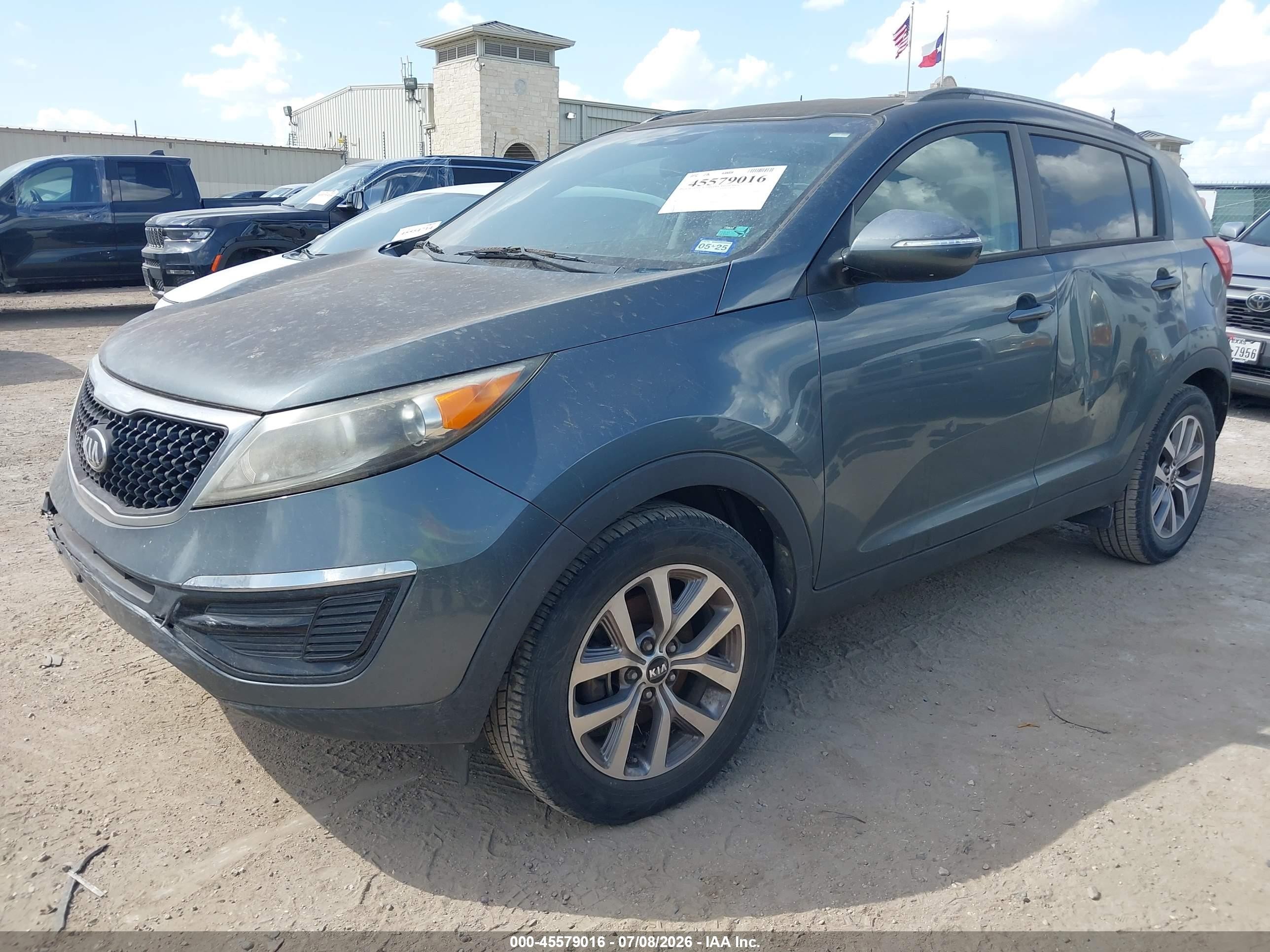 2015 Kia Sportage Lx Серый vin: KNDPB3AC6F7764874