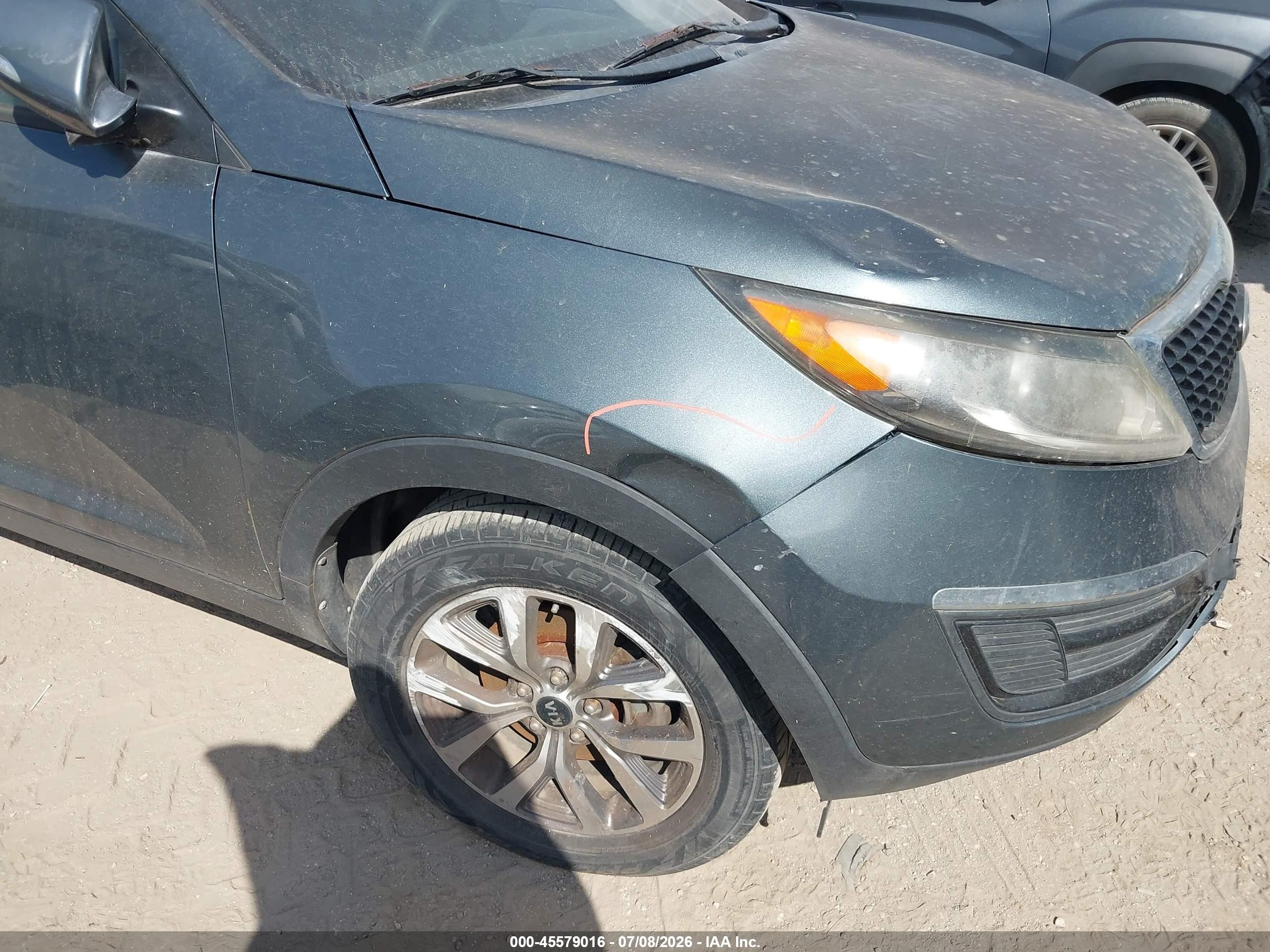 2015 Kia Sportage Lx Серый vin: KNDPB3AC6F7764874
