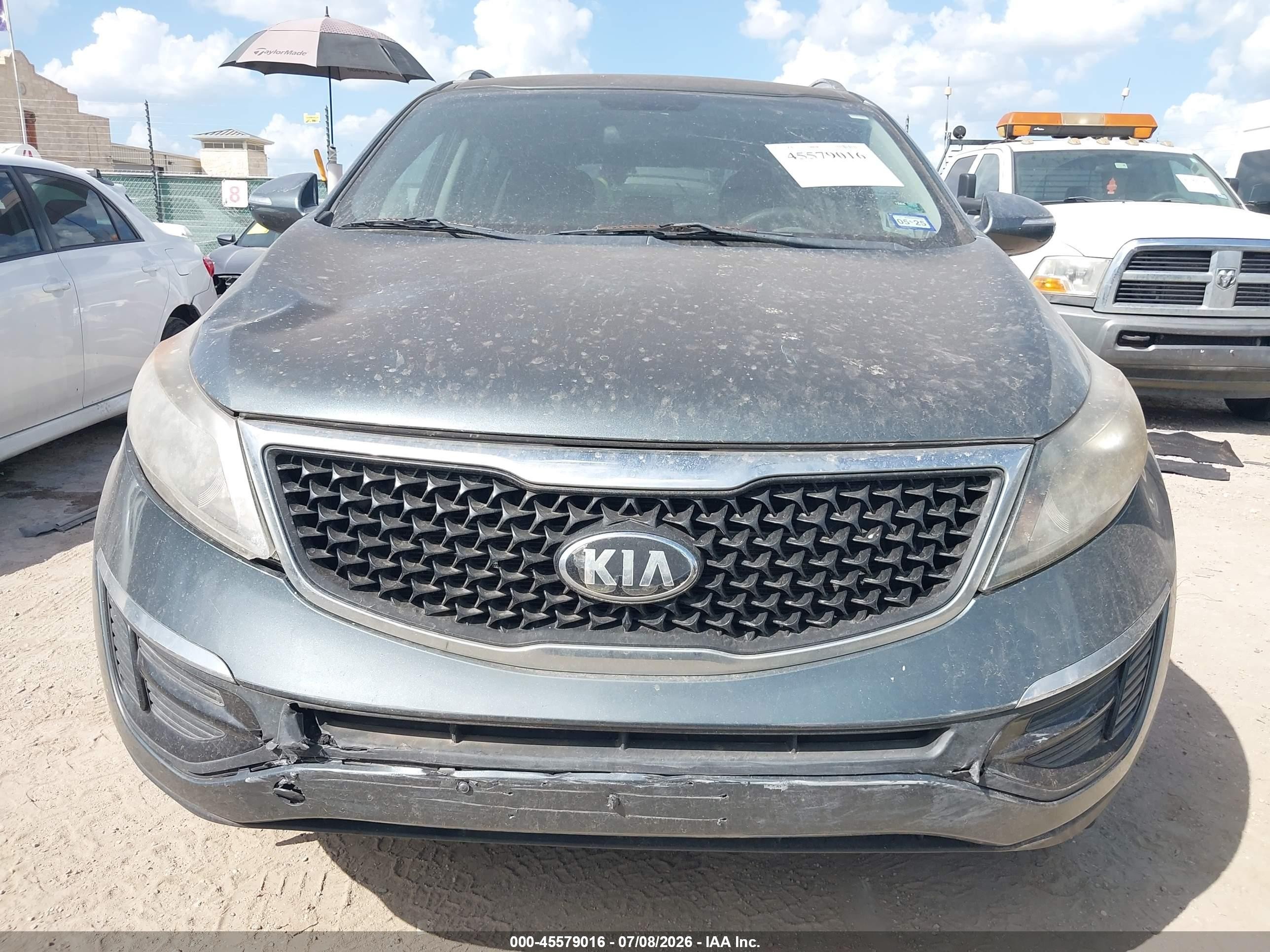 2015 Kia Sportage Lx Серый vin: KNDPB3AC6F7764874