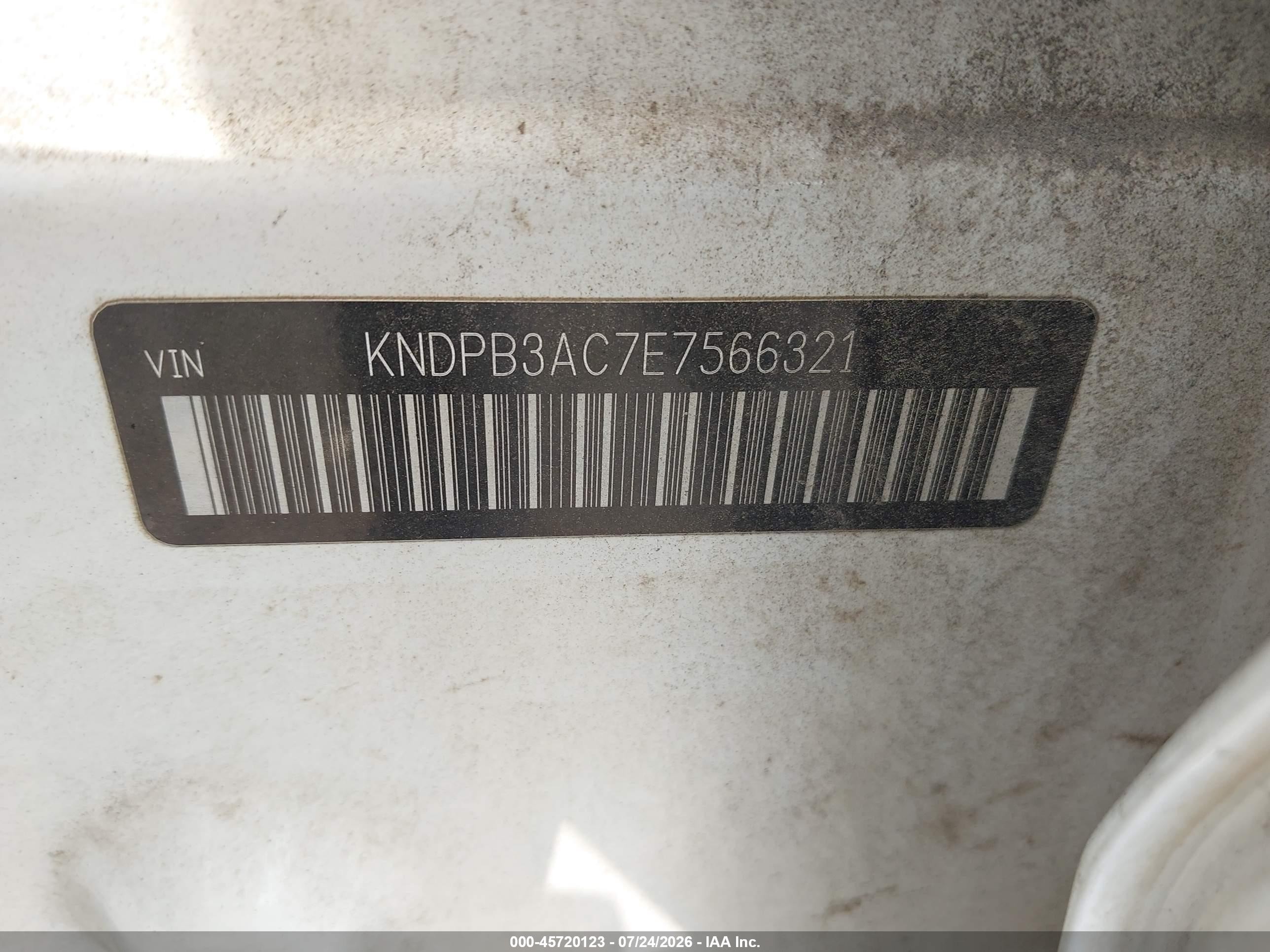 2014 Kia Sportage Lx White vin: KNDPB3AC7E7566321