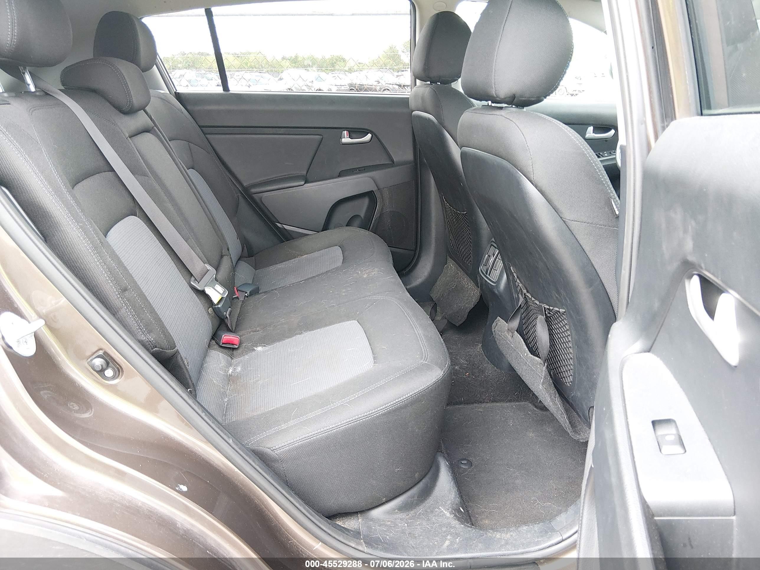 2014 Kia Sportage Lx Brown vin: KNDPB3AC7E7593342
