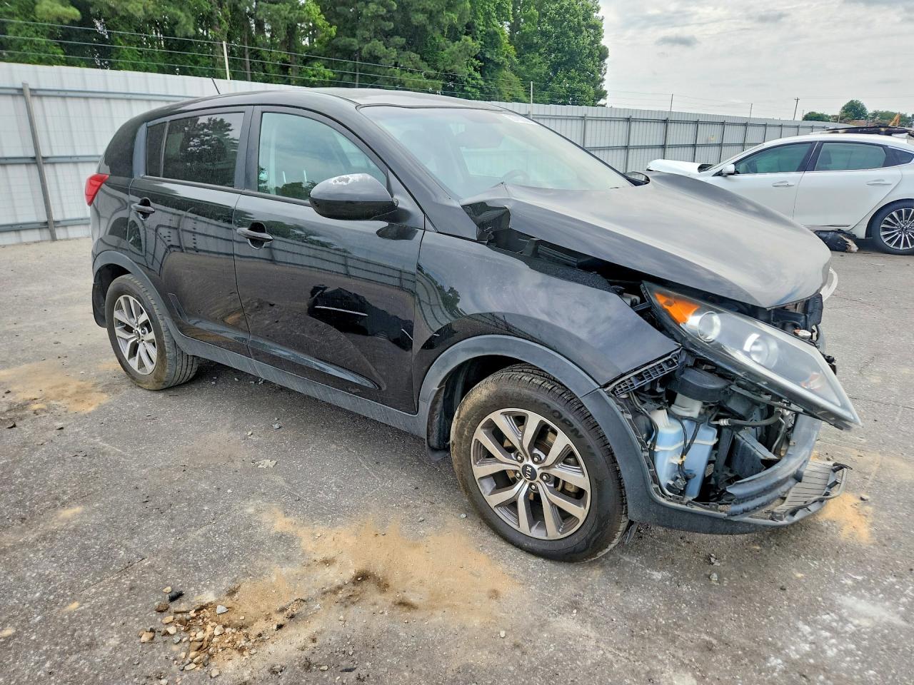 2014 Kia Sportage Lx Black vin: KNDPB3AC7E7619020