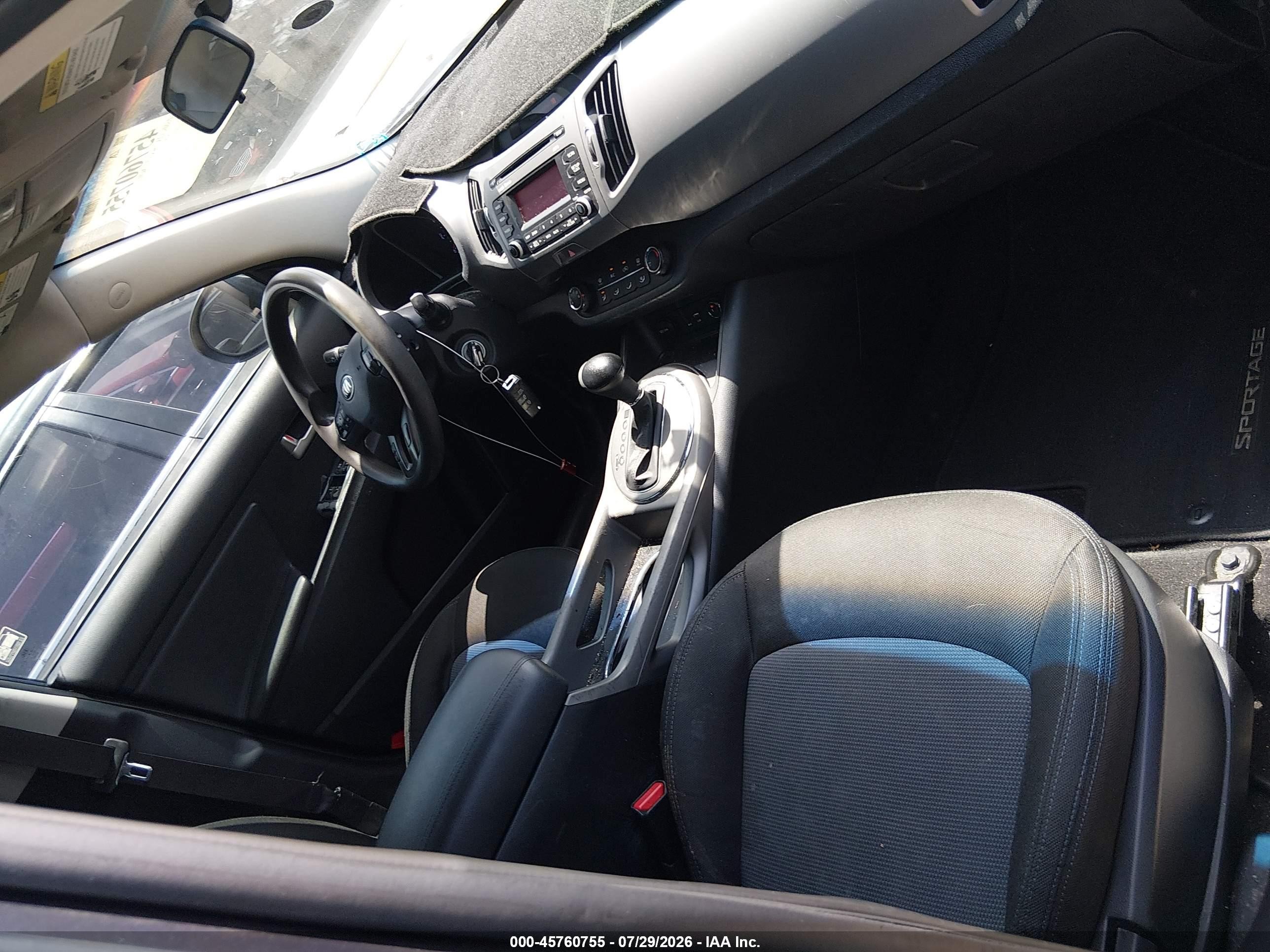 2015 Kia Sportage Lx Blue vin: KNDPB3AC7F7726442