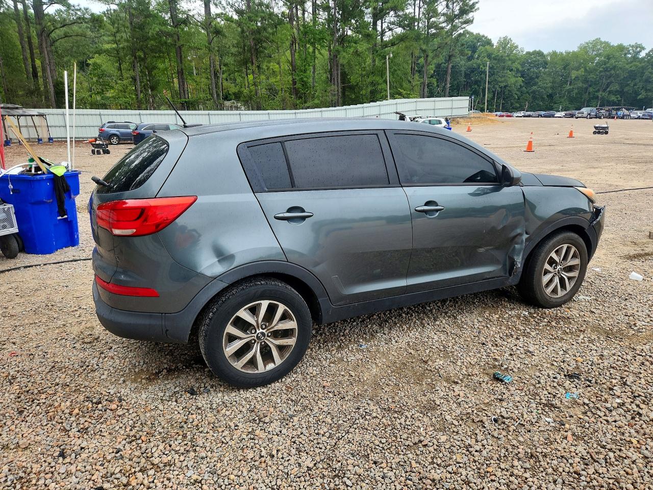 2015 Kia Sportage Lx Teal vin: KNDPB3AC7F7738767