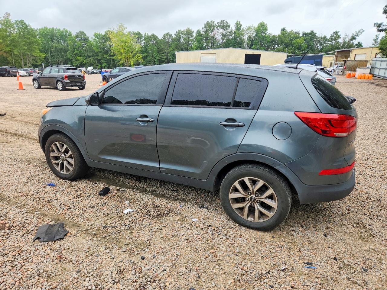 2015 Kia Sportage Lx Teal vin: KNDPB3AC7F7738767