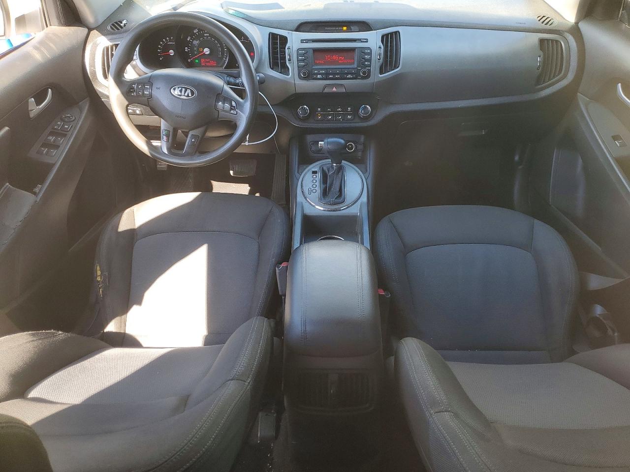 2015 Kia Sportage Lx White vin: KNDPB3AC7F7747579