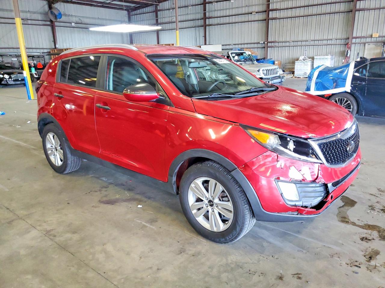2015 Kia Sportage Lx Красный vin: KNDPB3AC7F7753799