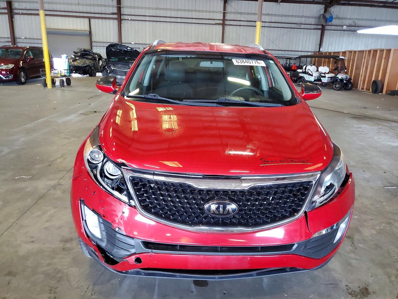2015 Kia Sportage Lx Красный vin: KNDPB3AC7F7753799