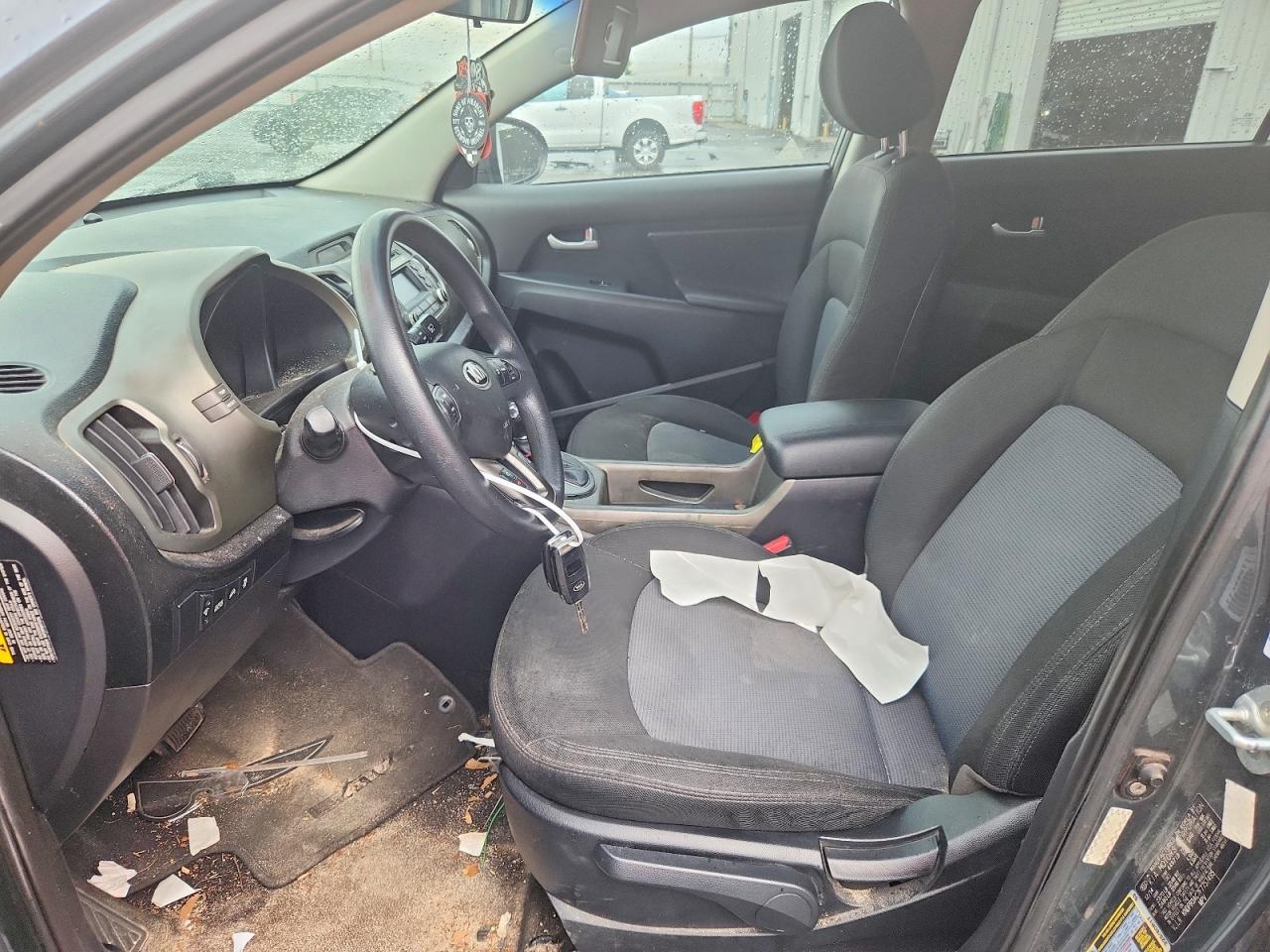 2015 Kia Sportage Lx Gray vin: KNDPB3AC7F7757495