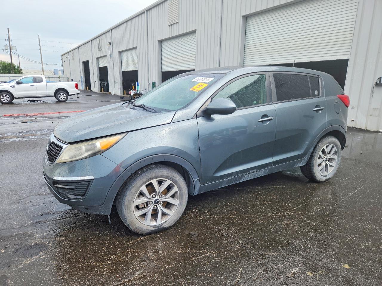 2015 Kia Sportage Lx Gray vin: KNDPB3AC7F7757495