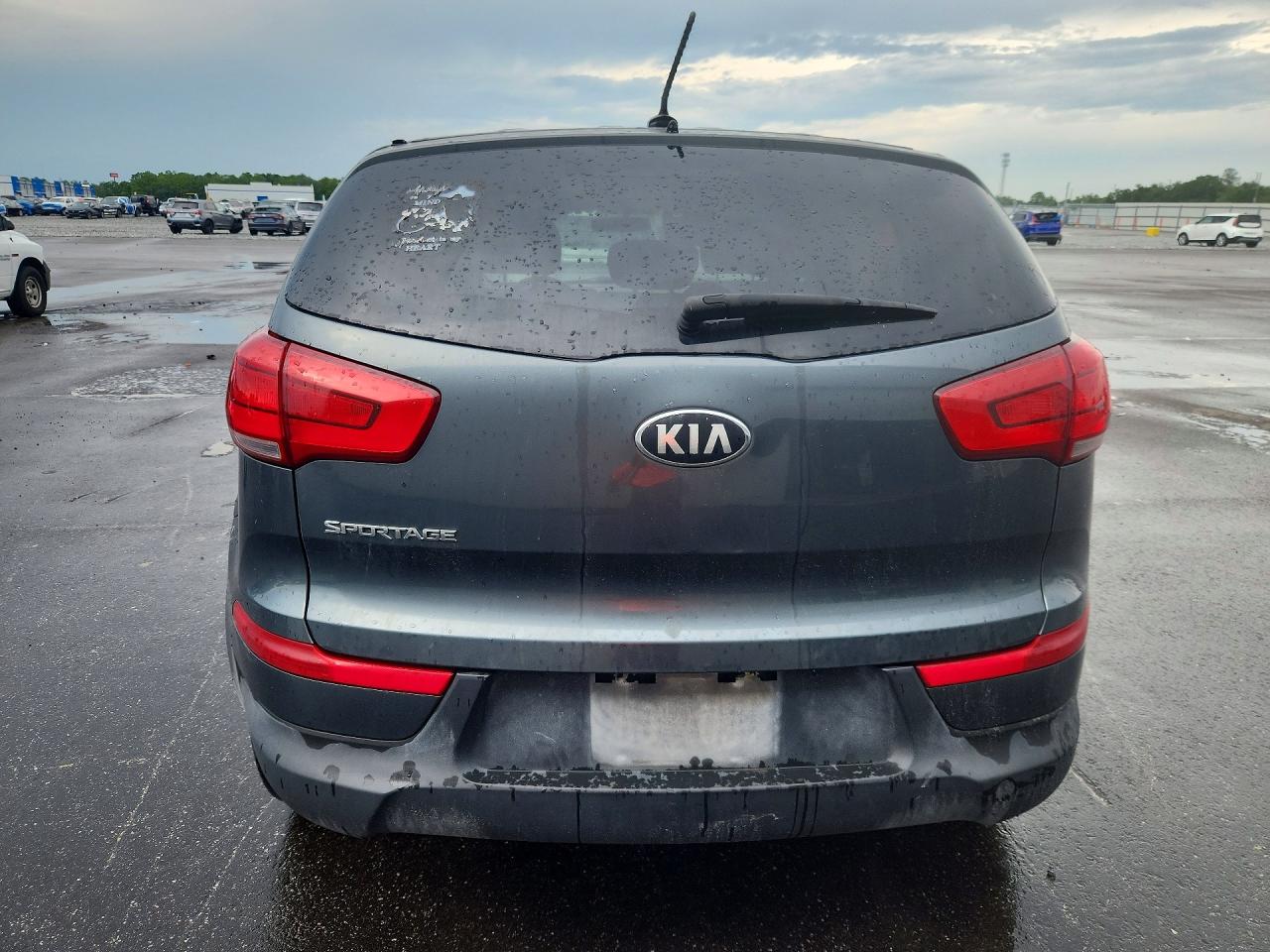 2015 Kia Sportage Lx Gray vin: KNDPB3AC7F7757495