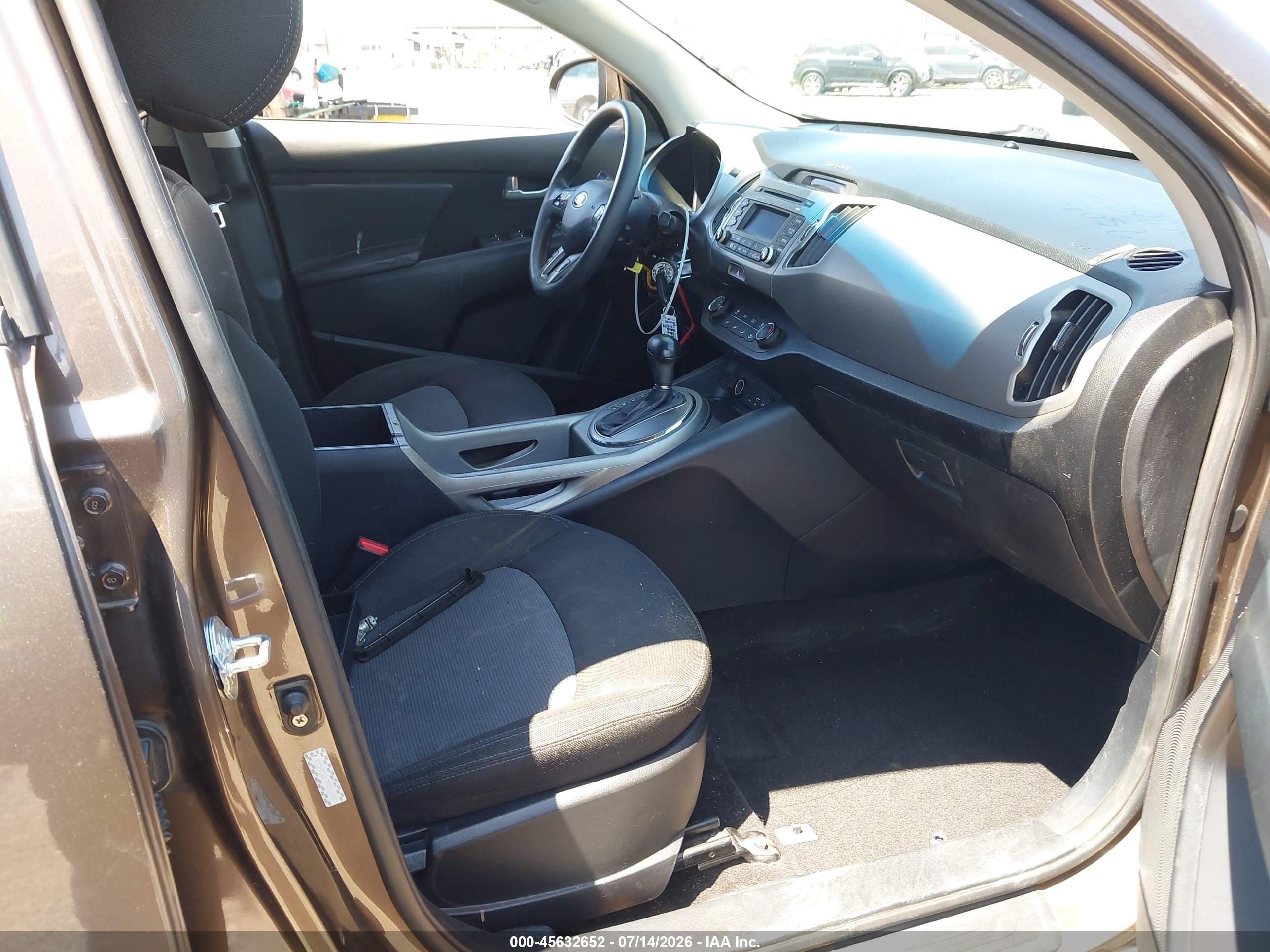 2015 Kia Sportage Lx Brown vin: KNDPB3AC7F7762759