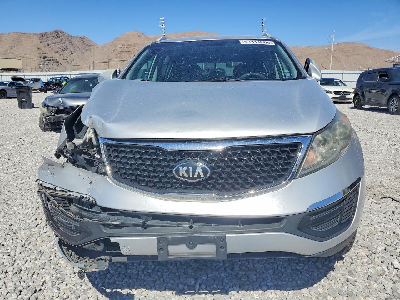 2015 Kia Sportage Silver vin: KNDPB3AC7F7768190