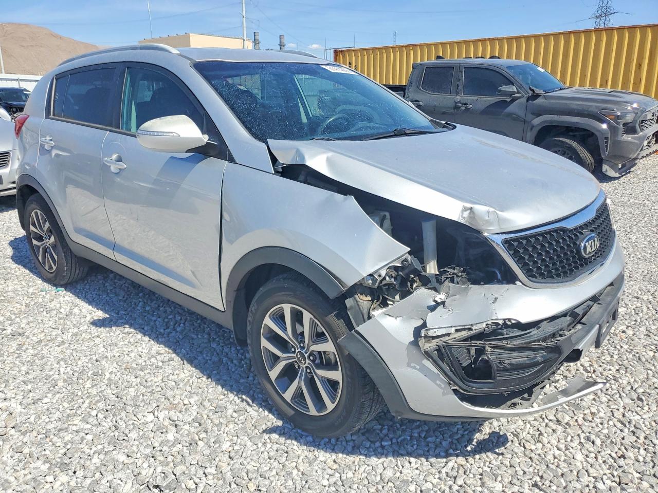 2015 Kia Sportage Silver vin: KNDPB3AC7F7768190