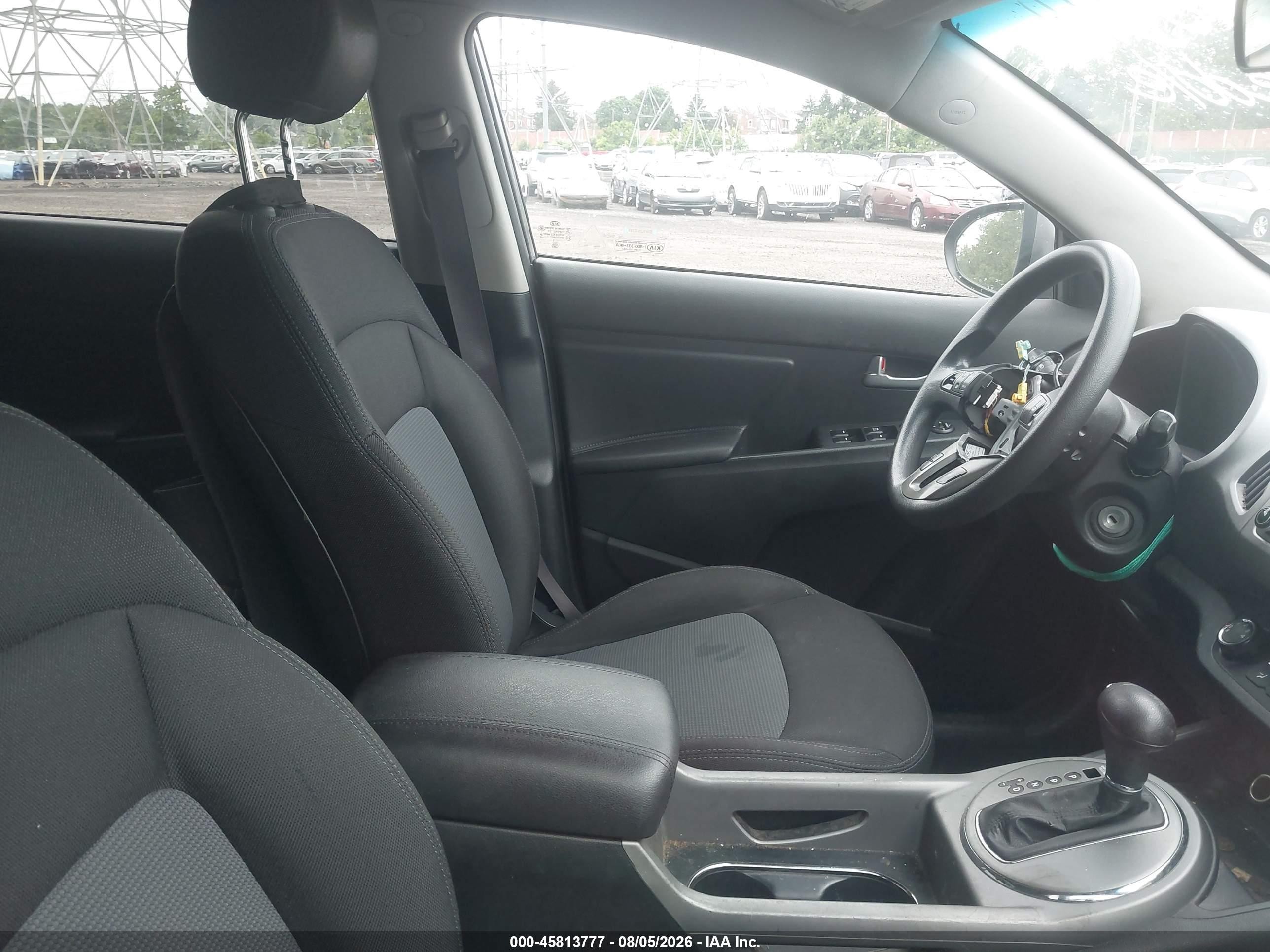 2015 Kia Sportage Lx Gray vin: KNDPB3AC7F7791100