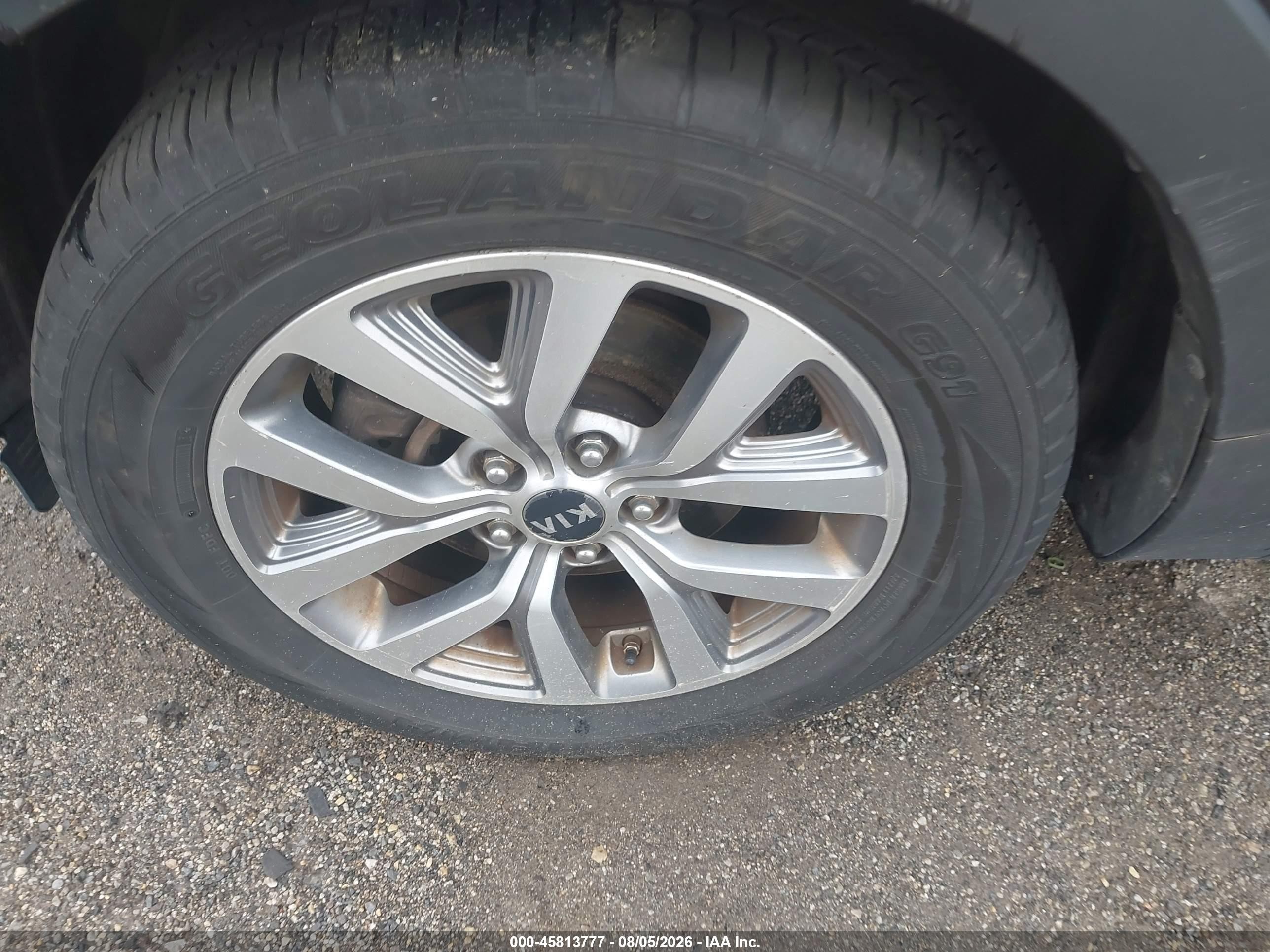 2015 Kia Sportage Lx Gray vin: KNDPB3AC7F7791100