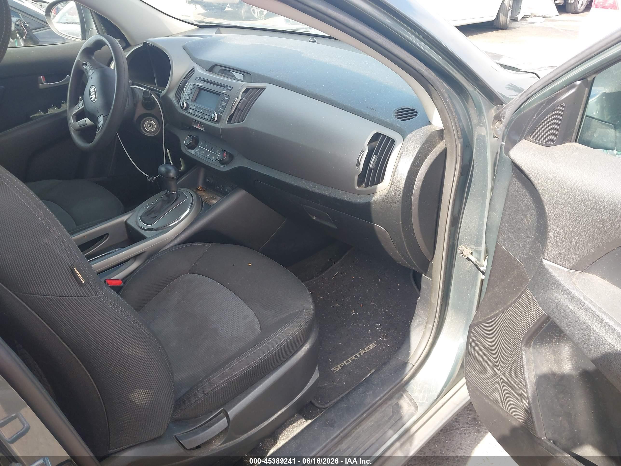 2014 Kia Sportage Lx Blue vin: KNDPB3AC8E7570166