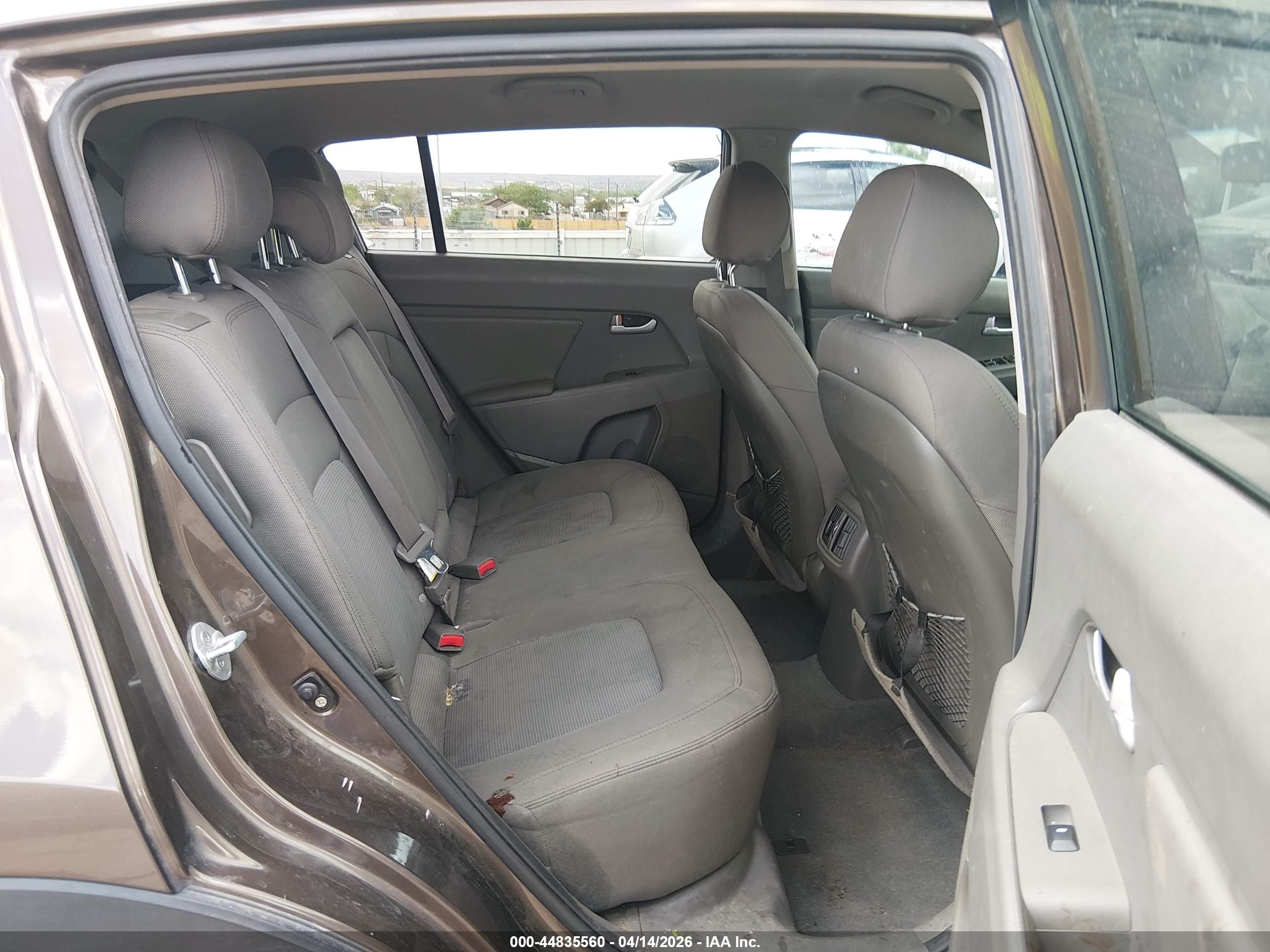 2014 Kia Sportage Lx Brown vin: KNDPB3AC8E7606616