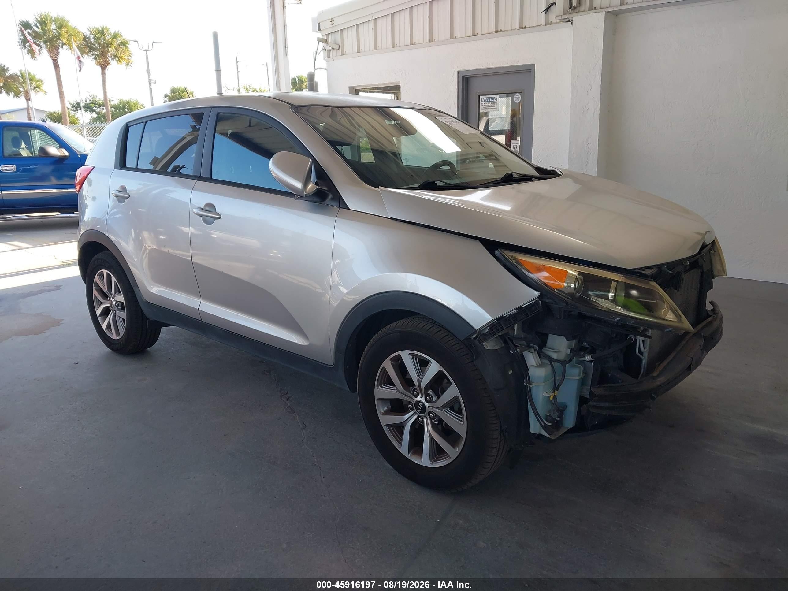 2015 Kia Sportage Lx Silver vin: KNDPB3AC8F7744769