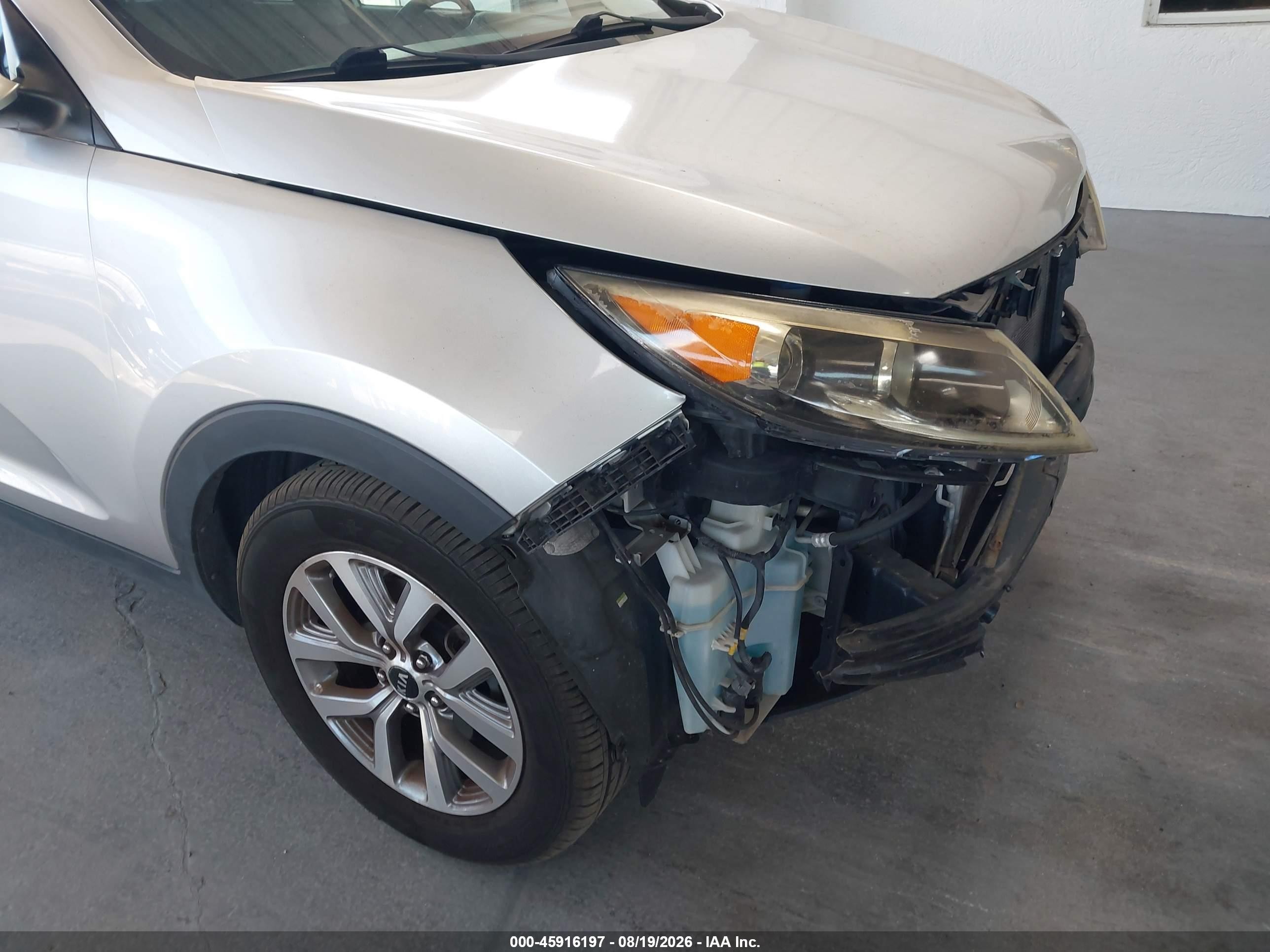 2015 Kia Sportage Lx Silver vin: KNDPB3AC8F7744769