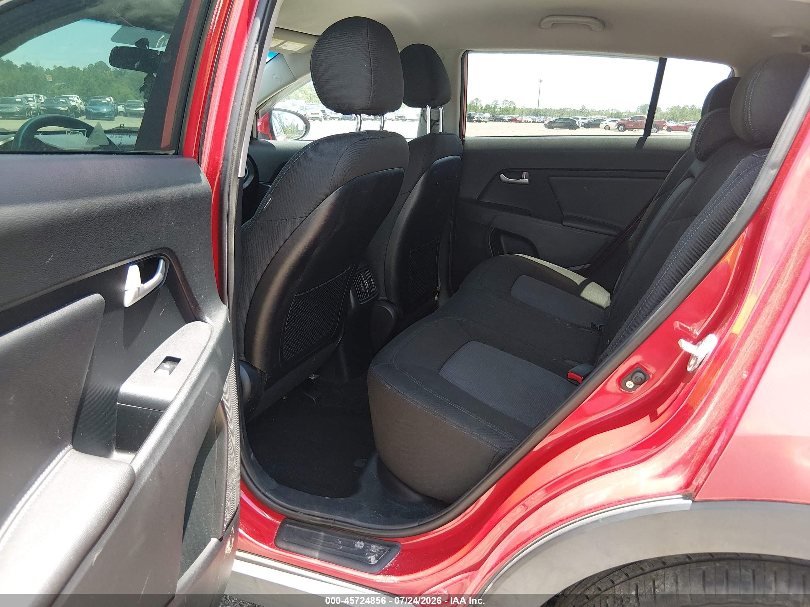 2015 Kia Sportage Lx Red vin: KNDPB3AC8F7763242
