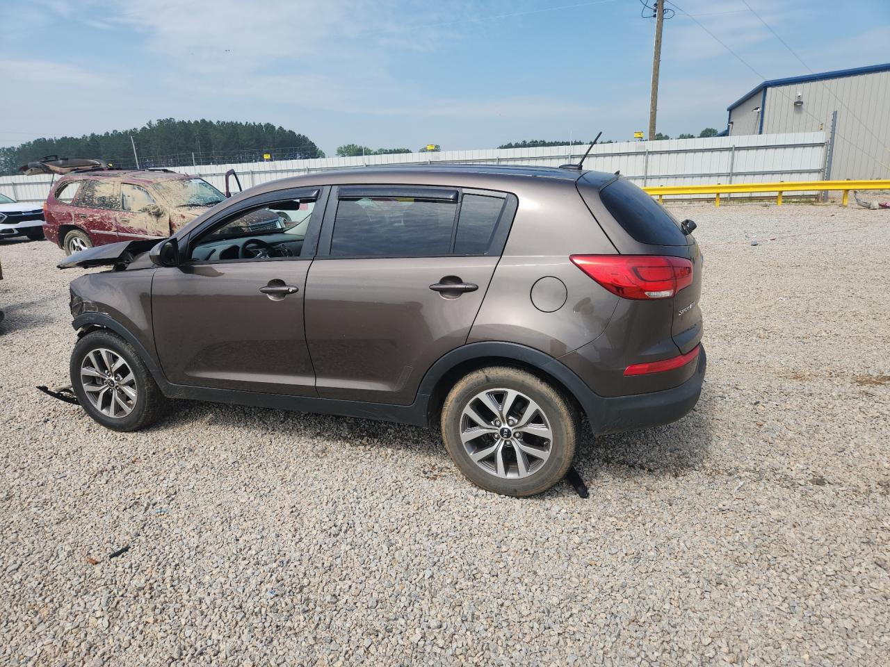 2014 Kia Sportage Lx Brown vin: KNDPB3AC9E7562481
