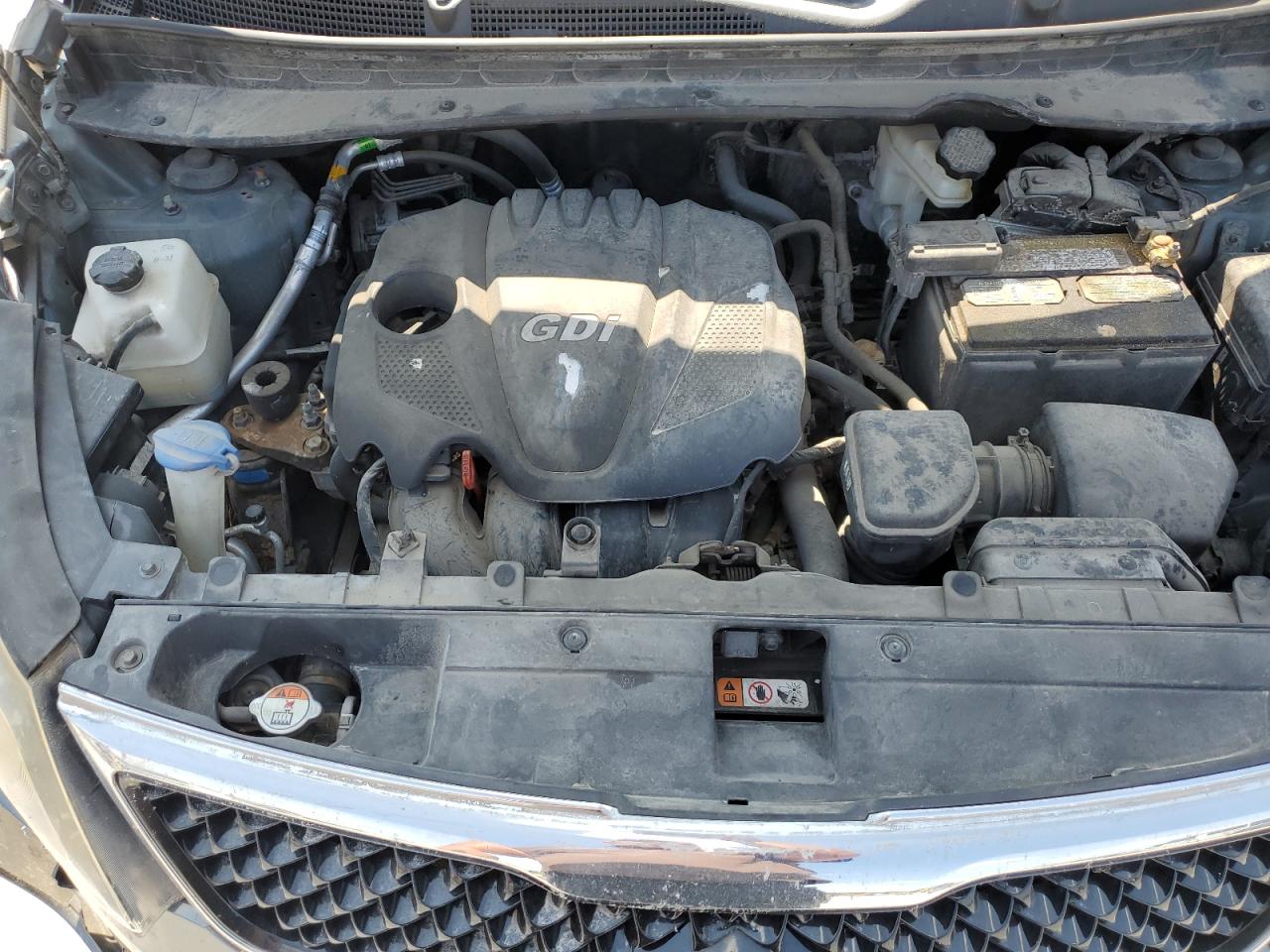2014 Kia Sportage Lx Gray vin: KNDPB3AC9E7577627