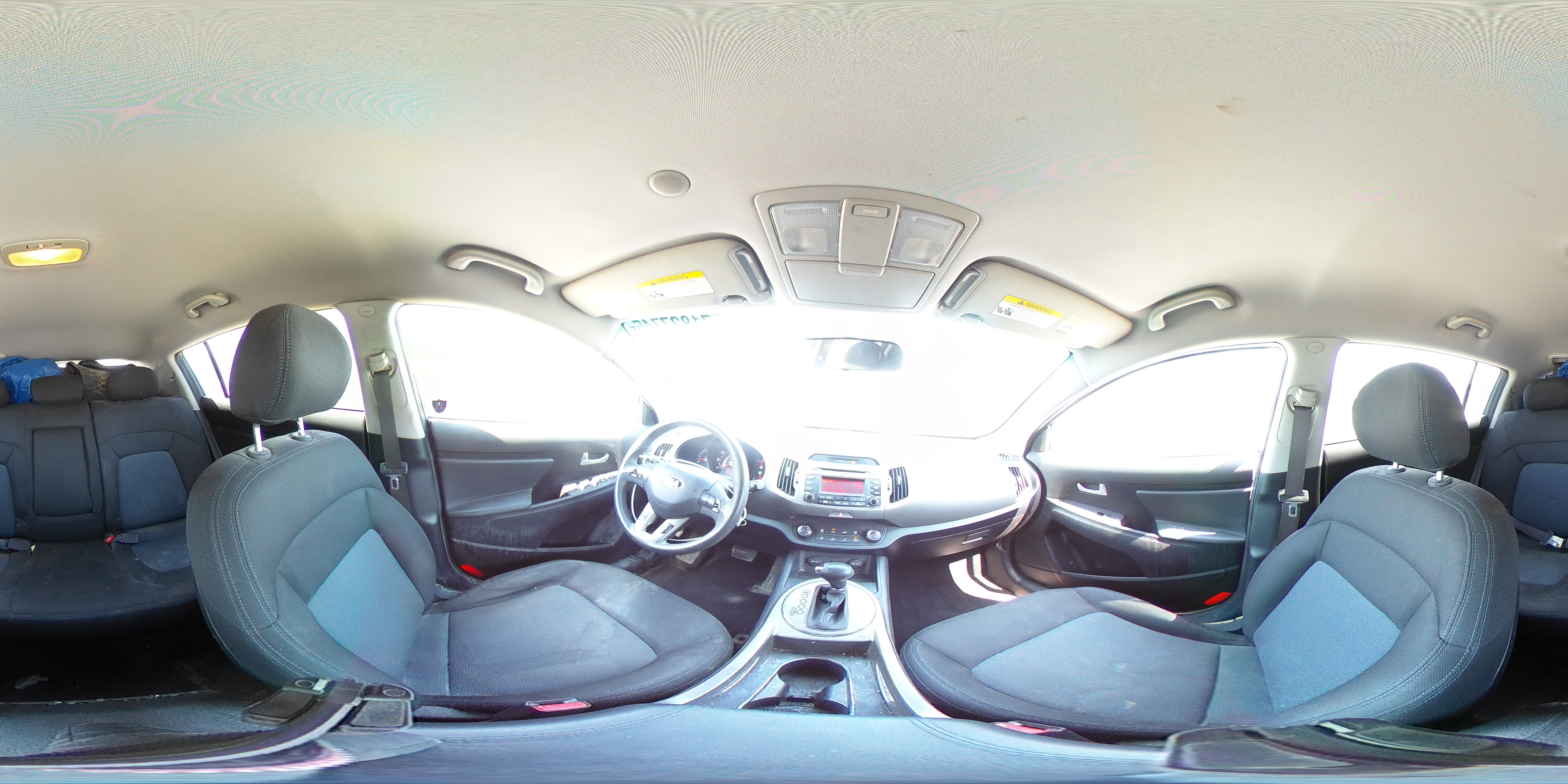 2014 Kia Sportage Lx Gray vin: KNDPB3AC9E7577627