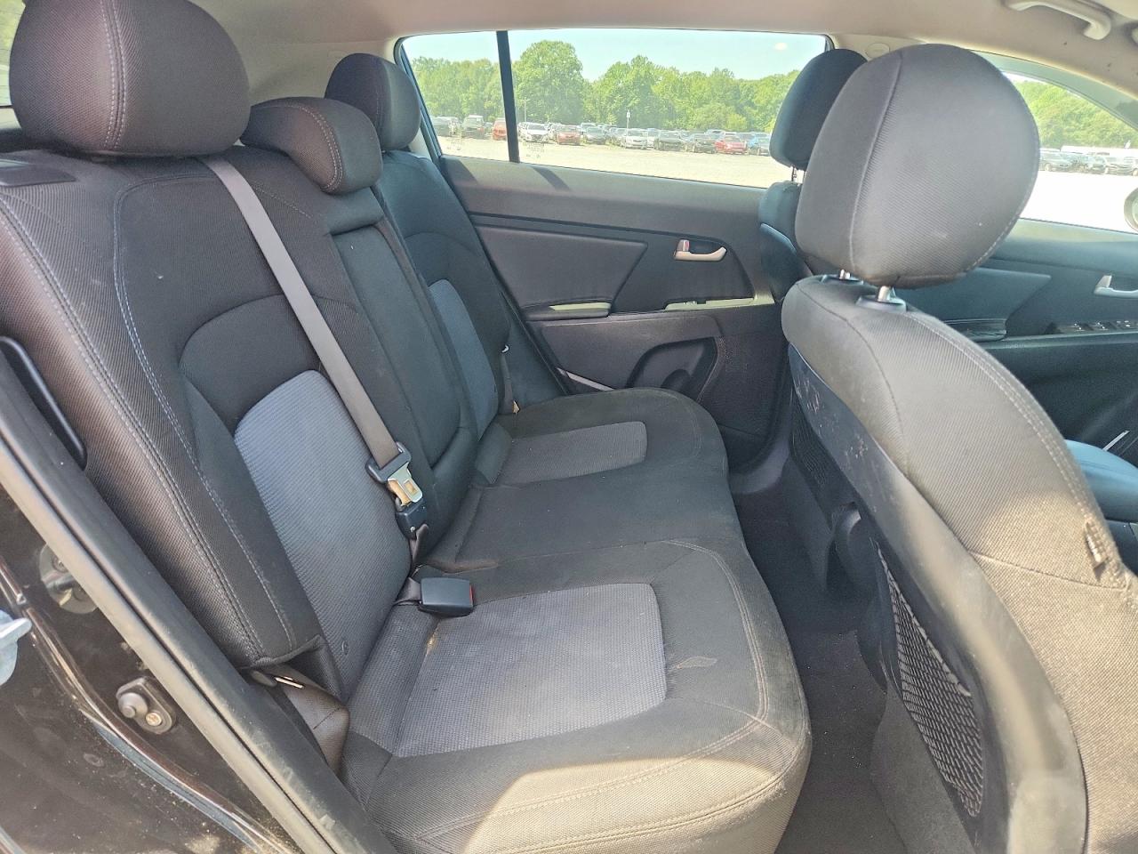 2014 Kia Sportage Lx Black vin: KNDPB3AC9E7584397