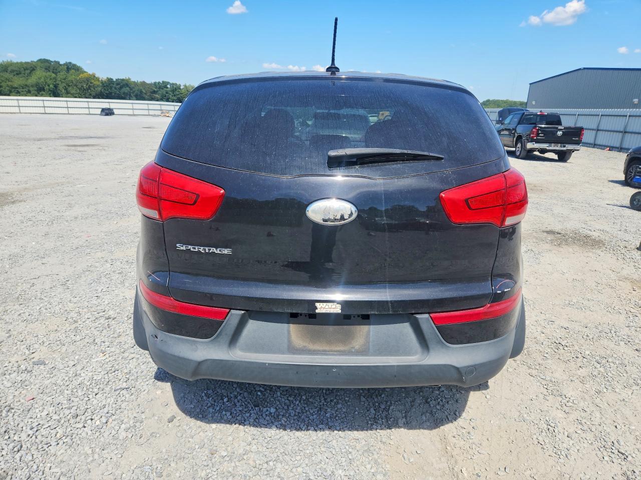 2014 Kia Sportage Lx Black vin: KNDPB3AC9E7584397
