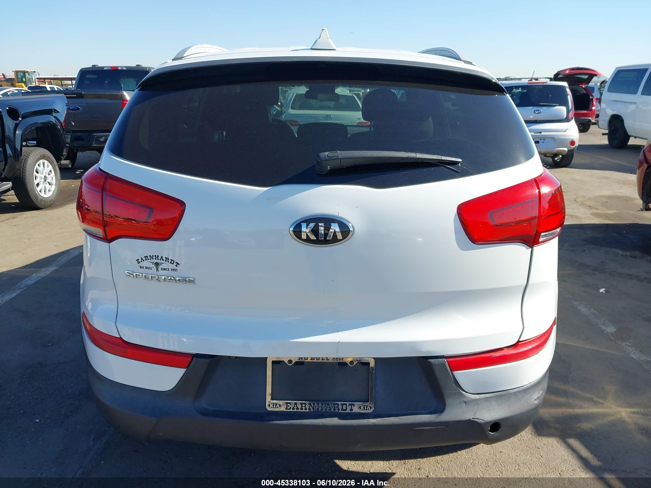 2015 Kia Sportage Lx Белый vin: KNDPB3AC9F7767249