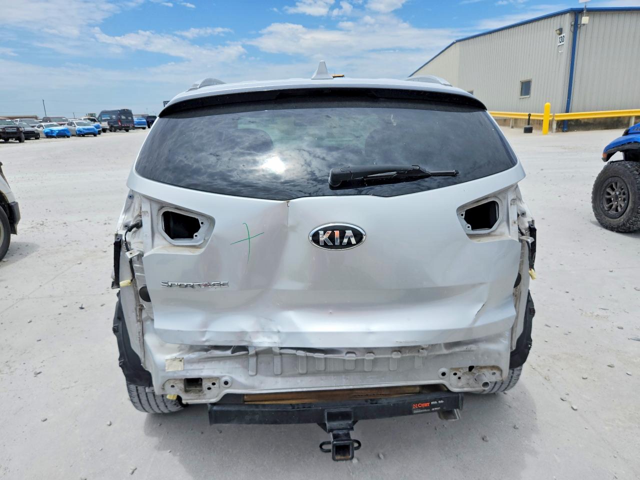 2014 Kia Sportage Silver vin: KNDPB3ACXE7556172