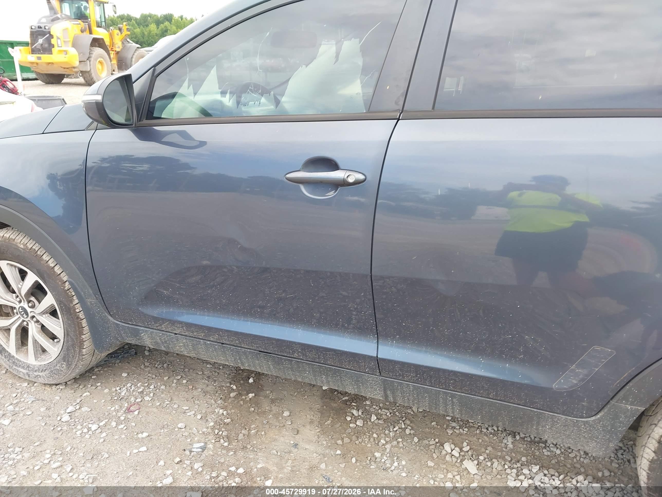 2014 Kia Sportage Lx Синий vin: KNDPB3ACXE7570587