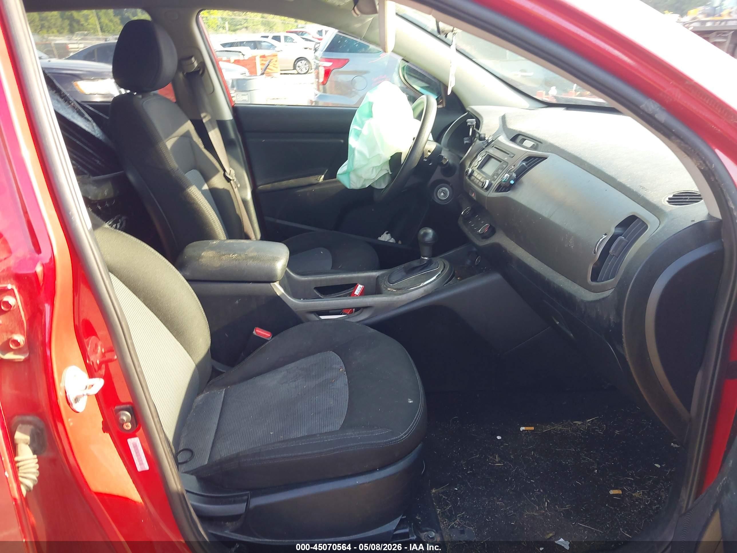 2014 Kia Sportage Lx Red vin: KNDPB3ACXE7576146