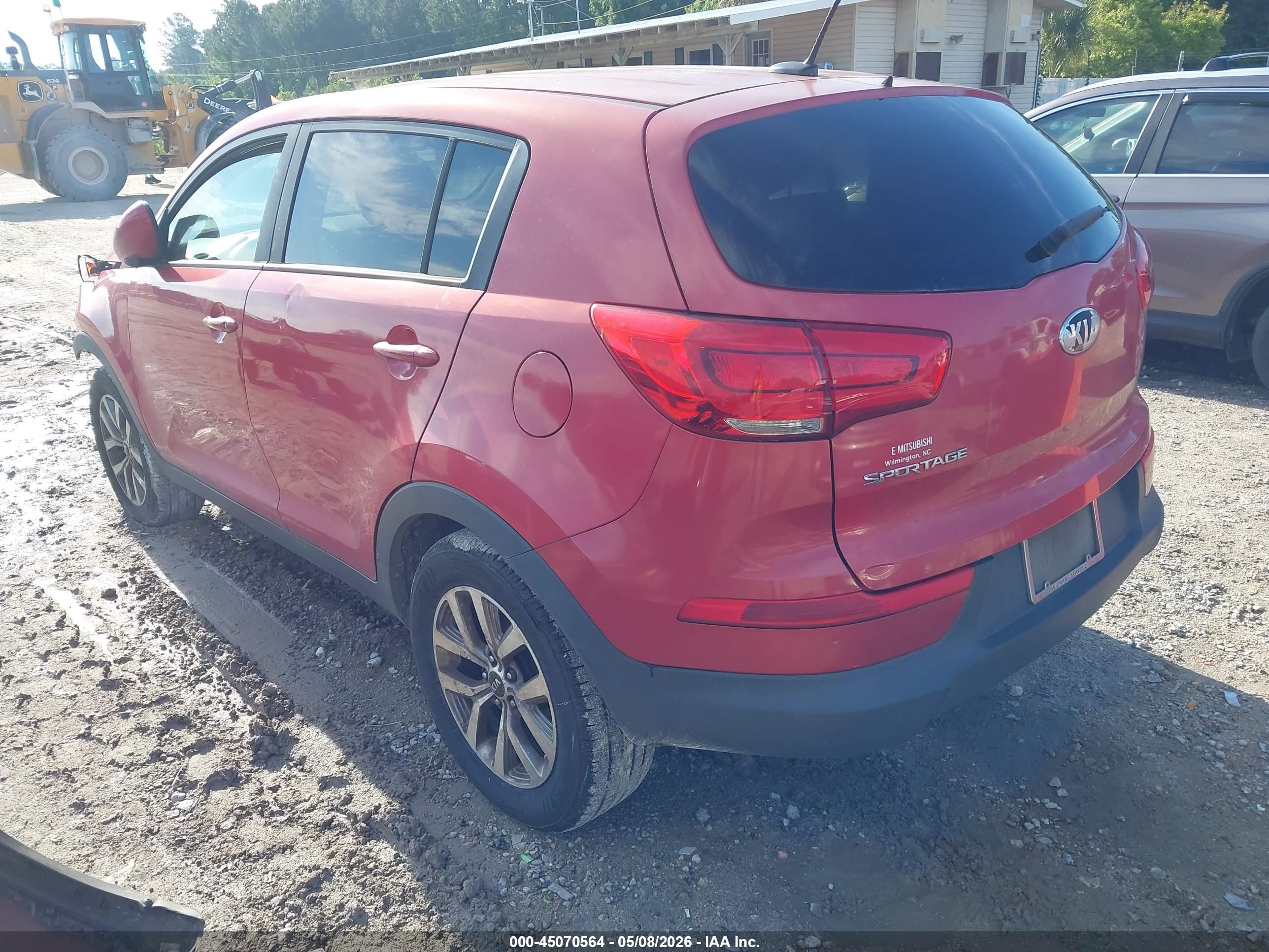 2014 Kia Sportage Lx Red vin: KNDPB3ACXE7576146
