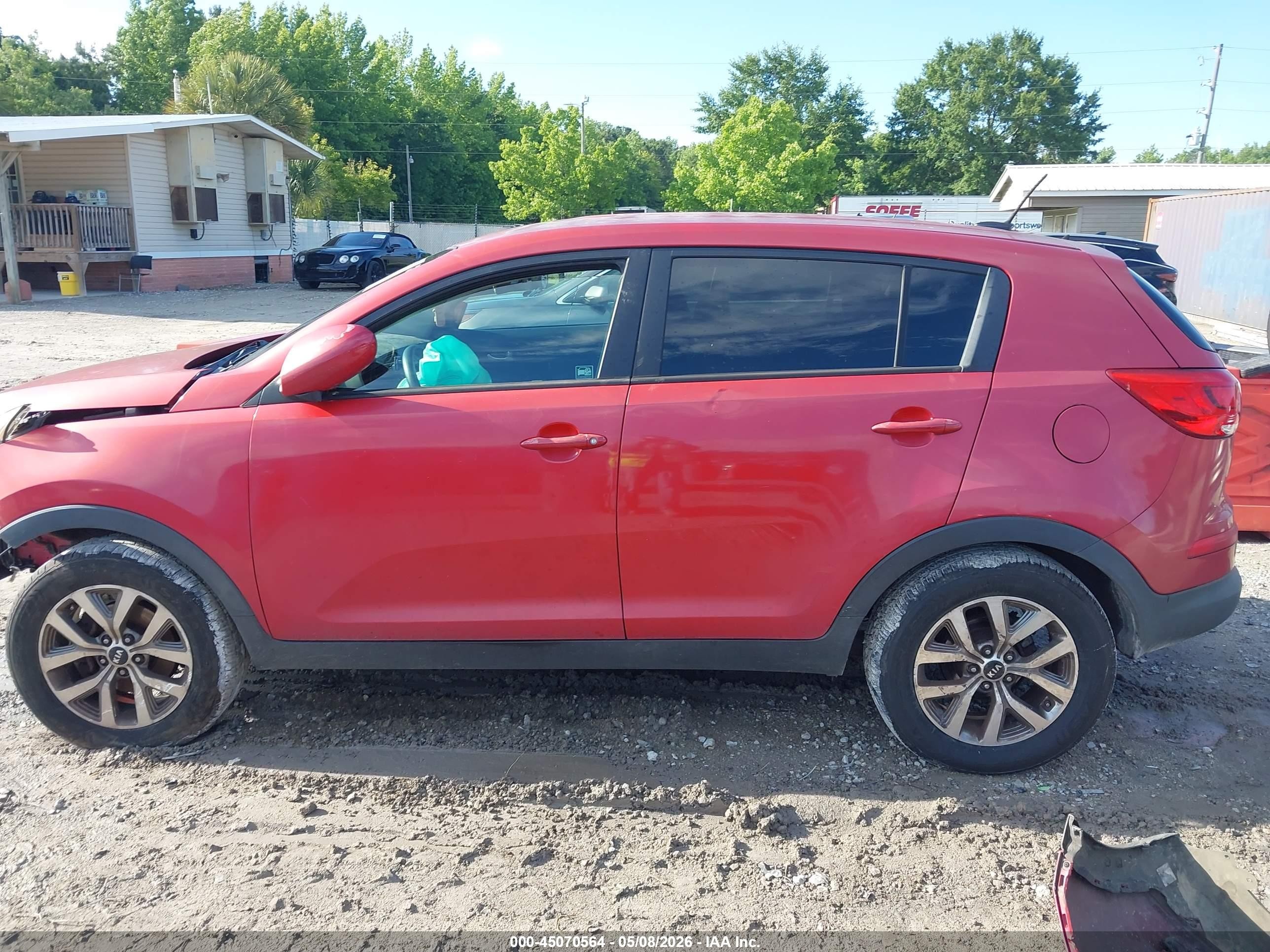 2014 Kia Sportage Lx Red vin: KNDPB3ACXE7576146